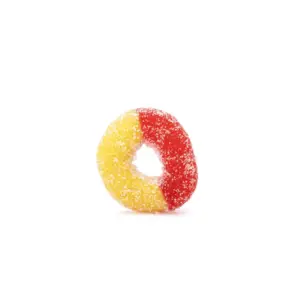 CannaBuddy Delta-8 Delta-9 Peach Rings (300 mg Total Delta-8-THC + 300 mg Total Delta-9-THC) - Single