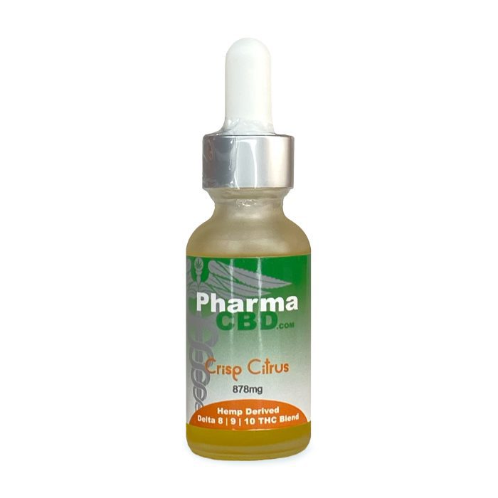 PharmaCBD Triple THC Blend Tincture – Crisp Citrus (878 mg Delta-8-9-10-THC Blend) C