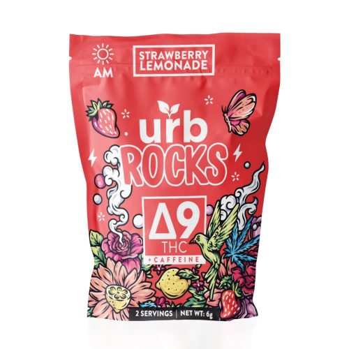 Urb Delta-9 Pop Rocks - Strawberry Lemonade (15 mg Total Delta-9-THC)