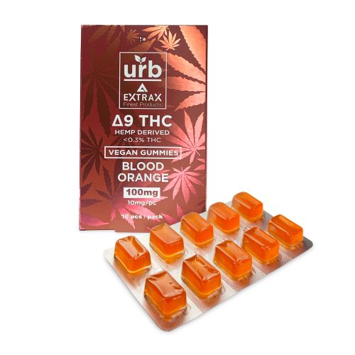 Urb Delta-9-THC Gummies - Blood Orange (100 mg Total Delta-9-THC) A