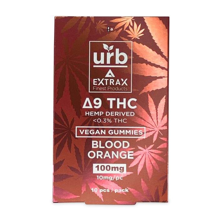 Urb Delta-9-THC Gummies - Blood Orange (100 mg Total Delta-9-THC) B
