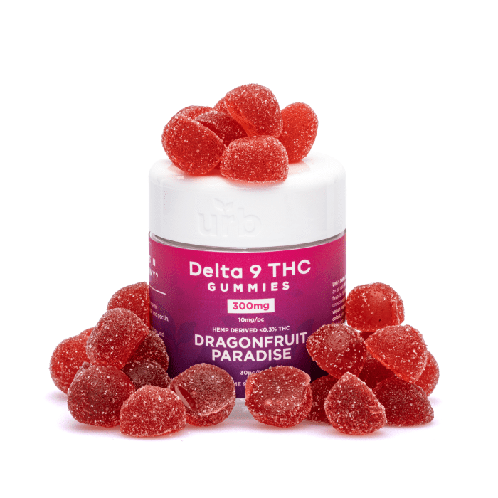 Urb Delta-9-THC Gummies - Dragonfruit Paradise (300 mg Total Delta-9-THC) - Combo