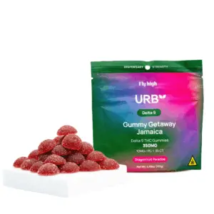 Urb Delta 9 THC Gummies - Dragonfruit Paradise (350 mg Total Delta 9 THC) - combo