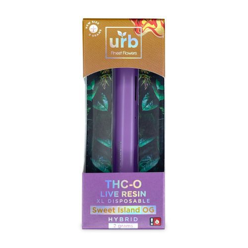 Urb Live Resin THC-O Disposable Vape - Sweet Island OG
