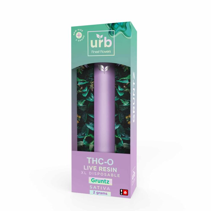 Urb Live Resin THC-O Disposable Vape - Gruntz