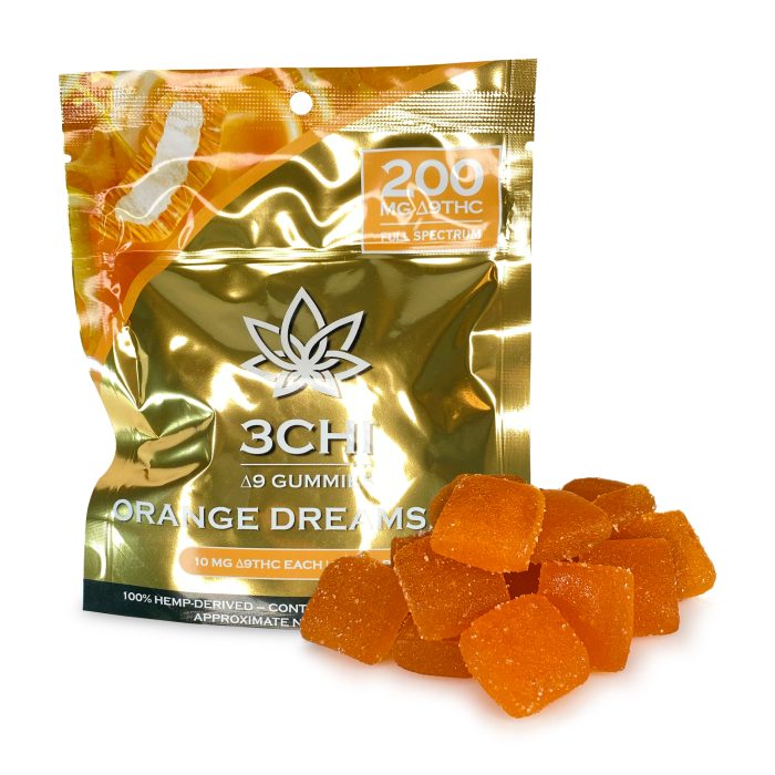 3Chi Delta-9-THC Gummies - Orange Dreamsicle (200 mg Total Delta-9-THC) 2