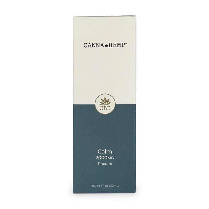Canna Hemp Calm Elixir Plus (2000 mg CBD) Box front