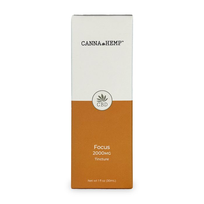 Canna Hemp Focus Elixir Plus (2000 mg CBD) Box front