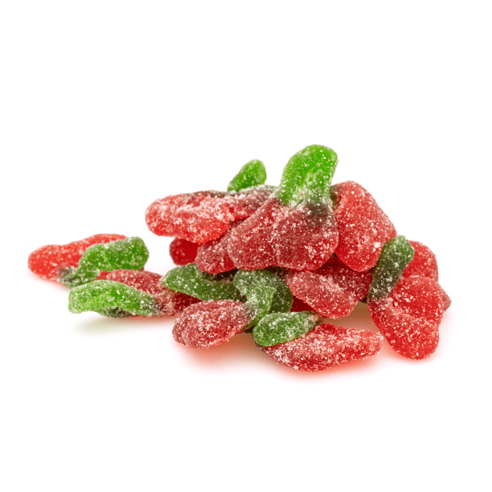 CannaBuddy High Potency Delta-8 Cherry Sours (1000 mg Total Delta-8-THC) - Pile