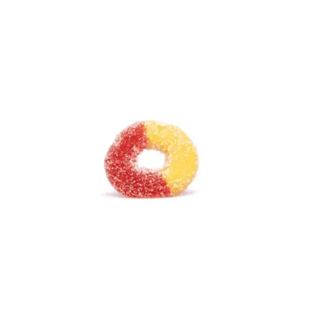 CannaBuddy High Potency Delta-8 Peach Rings (1000 mg Total Delta-8-THC) - Single