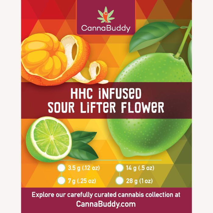 HHC Infused Sour Lifter Flower Label