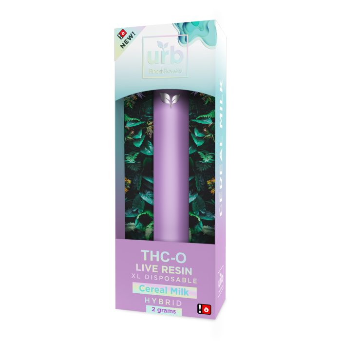 Urb Live Resin THCO Disposable Vape - Cereal Milk