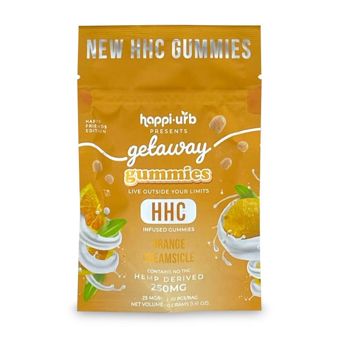 Urb HHC Getaway Gummies - Orange Creamsicle (250 mg Total HHC) B