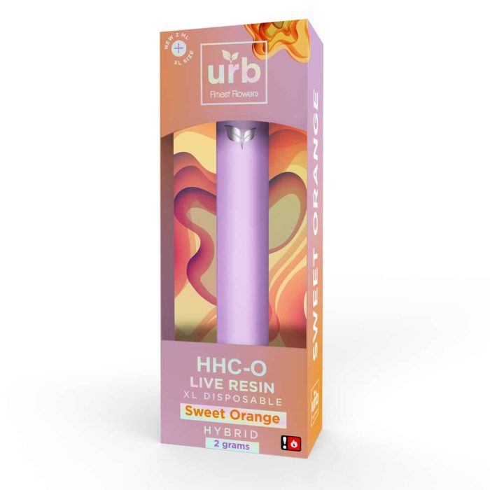 Urb HHC-O Live Resin Disposable Vape - Sweet Orange