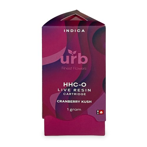 Urb HHC-O Live Resin Vape Cartridge – Cranberry Kush A