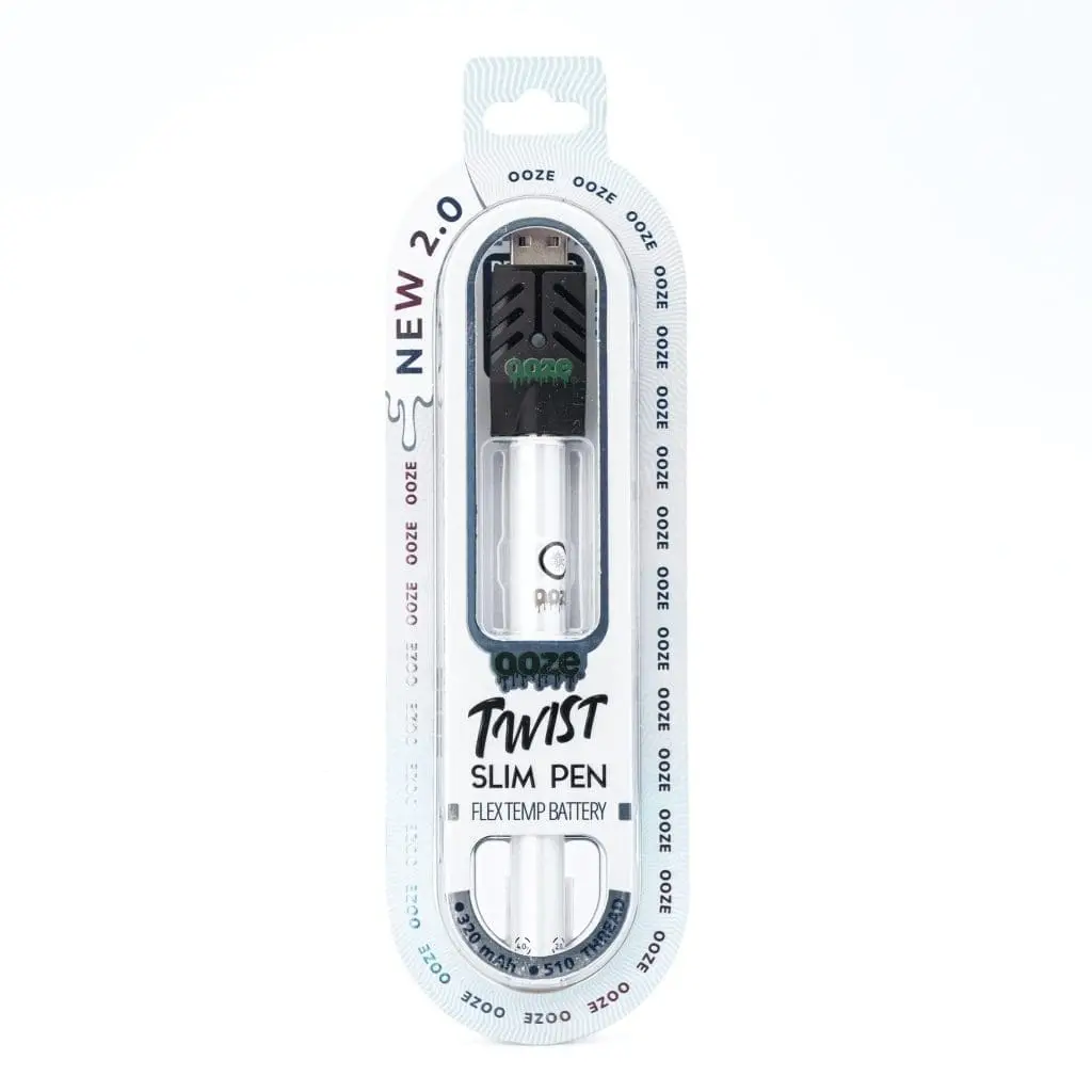 Shop Ooze Slim Twist Pen 2.0 Vape Battery - Polar Pearl Online