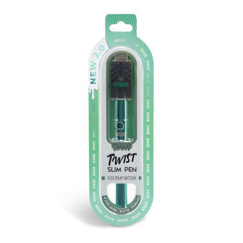 Ooze Slim Twist Pen 2.0 Vape Battery - Aqua Teal B
