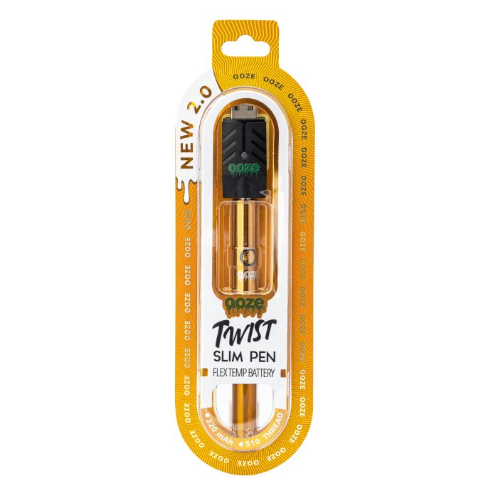 Ooze Slim Twist Pen 2.0 Vape Battery – Juicy Orange - Box Front