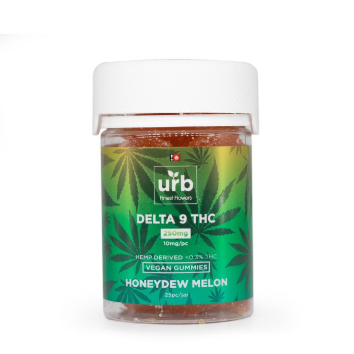 Urb Delta-9-THC Gummies - Honeydew Melon (250 mg Total Delta-9-THC)
