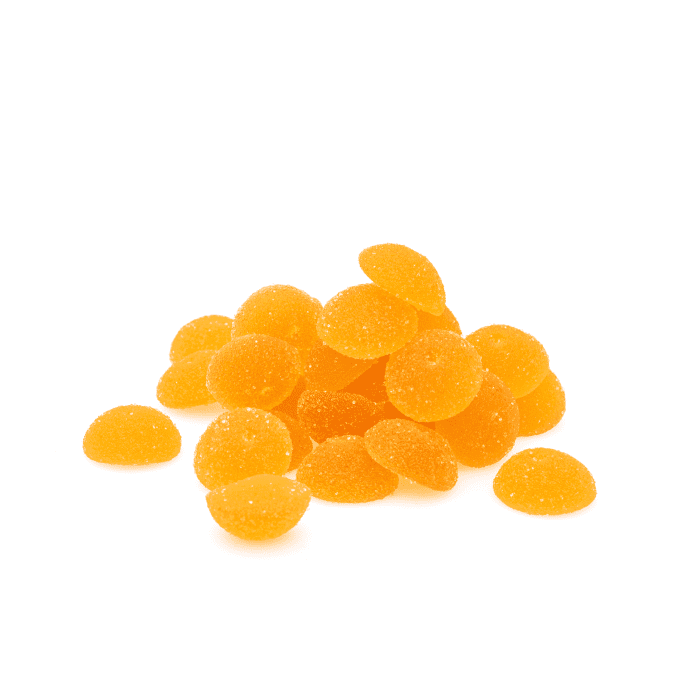 Urb Delta 9 THC Gummies - Passionfruit Mango (350 mg Total Delta 9 THC) - Pile