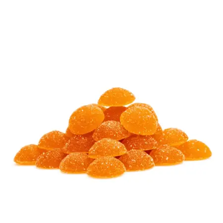 Urb Delta 9 THC Gummies - Passionfruit Mango (350 mg Total Delta 9 THC) - pile