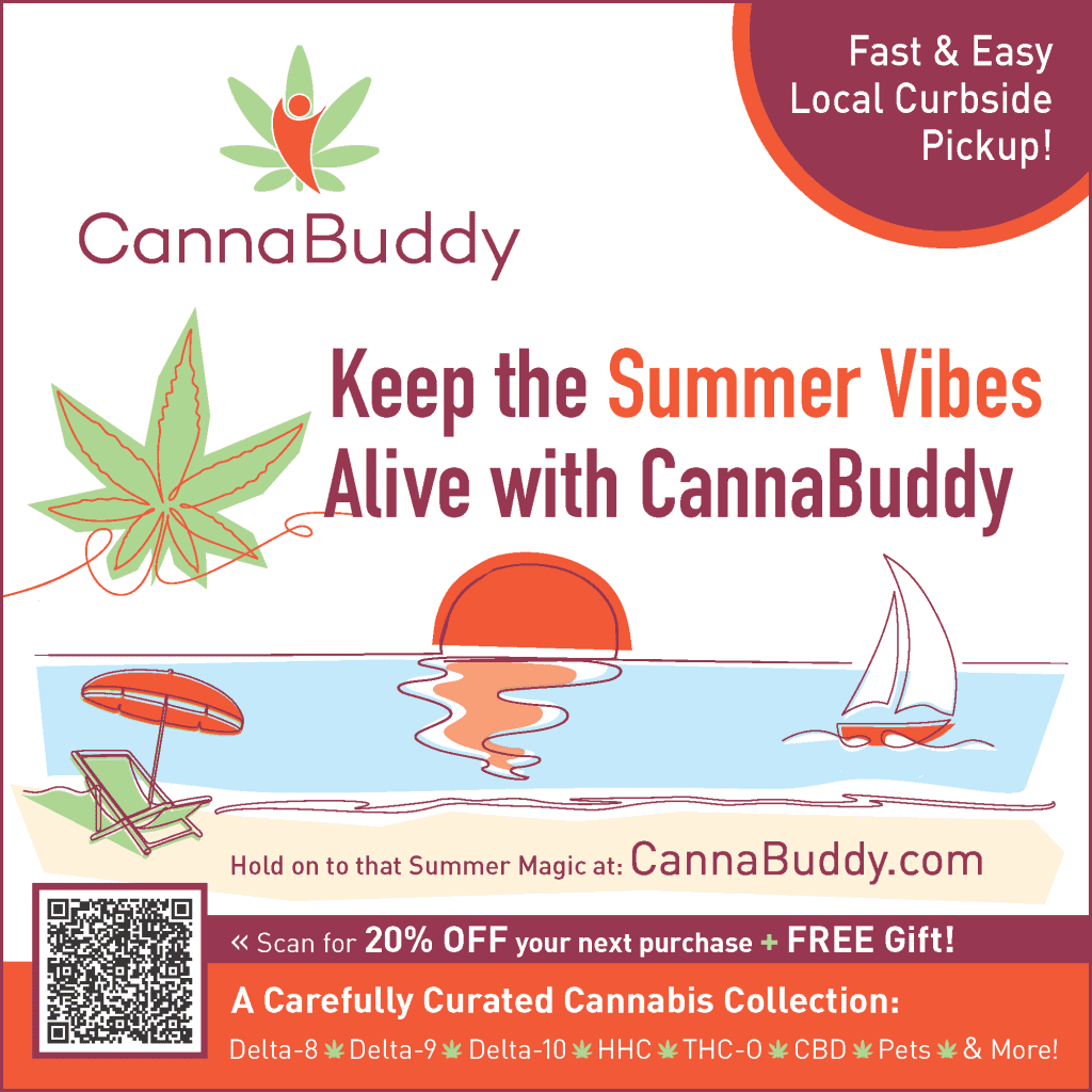 keep the summer vibes alive with cannabuddy