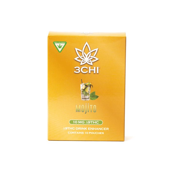 3Chi Delta-9-THC Flavored Drink Enhancer – Mojito - Box Front