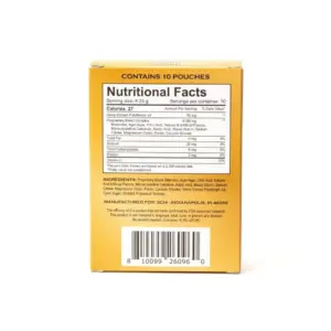 3Chi Delta-9-THC Flavored Drink Enhancer – Pina Colada - Box Back