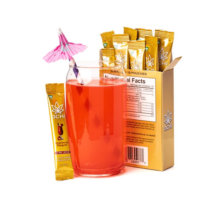 3Chi Delta-9-THC Flavored Drink Enhancer – Strawberry Daiquiri - Combo