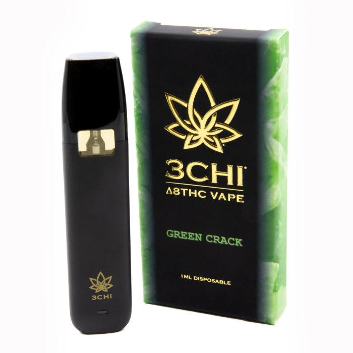 3Chi Delta-8-THC Disposable Vape Pen - Green Crack