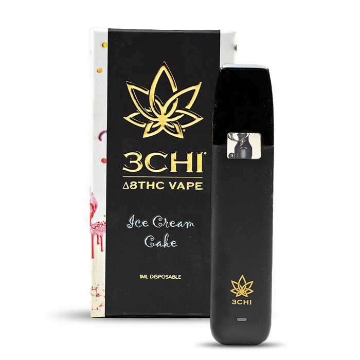 3Chi Delta-8-THC Disposable Vape Pen Ice Cream Cake Combo