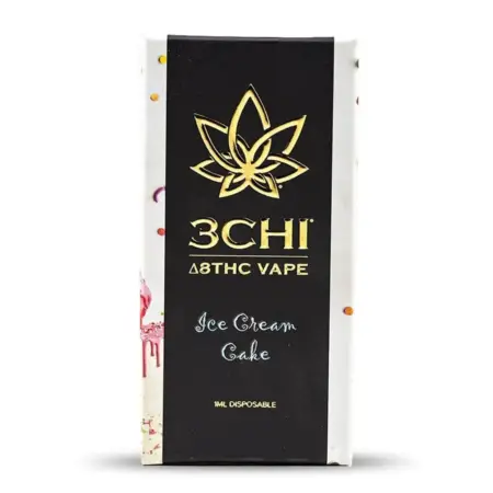 3Chi Delta 8 THC Disposable Vape Pen - Ice Cream Cake - Image 2