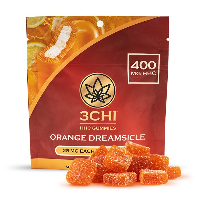 3Chi HHC Gummies – Orange Dreamsicle (400 mg Total HHC) - Combo