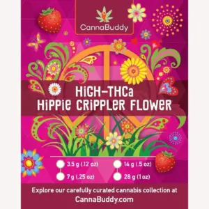 THCa Flower Hippie Crippler - Label