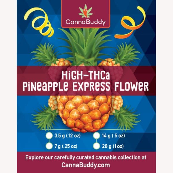 Shop HighTHCa Pineapple Express Flower Online CannaBuddy