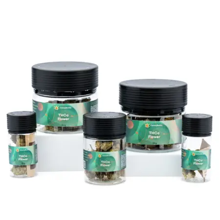 THCa Flower GG4 - Jars Group Shot