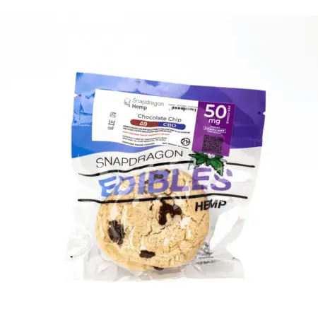 Snapdragon Delta 9 Live Resin and CBD Chocolate Chip Cookies (50 mg Delta 9 THC + 50 mg CBD Total) - Image 2