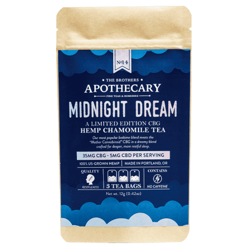 The Brothers Apothecary Midnight Dream CBG Tea-Front