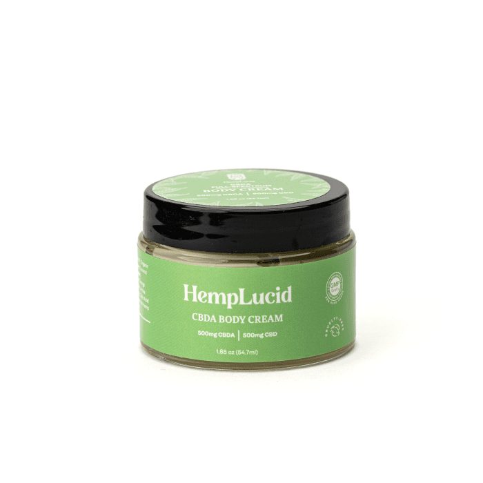 HempLucid - CBDA Body Cream - Jar Front