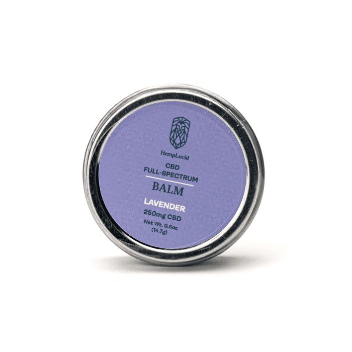 HempLucid - Full Spectrum CBD Balm - Lavender - Product Lid