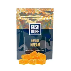 Kush Kube Delta 9 THC + CBD Gummies - Orange Kream - Combo