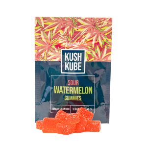 Kush Kube - Delta 9 _ CBD Gummies - Sour Watermelon - Combo