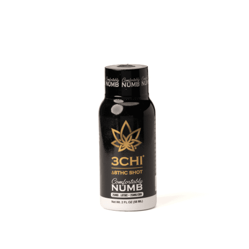 3Chi Delta-8-THC Shot - Comfortably Numb (25 mg Delta-8-THC + 25 mg CBN) - Bottle Front