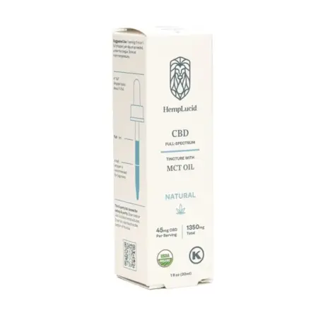 HempLucid CBD Full-Spectrum With MCT Oil - 1350mg - Natural - Box Front