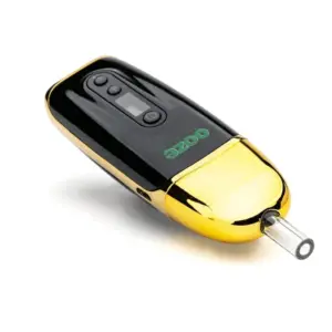 Oooze Flare Dry Herb Vaporizer - Gold - Battery