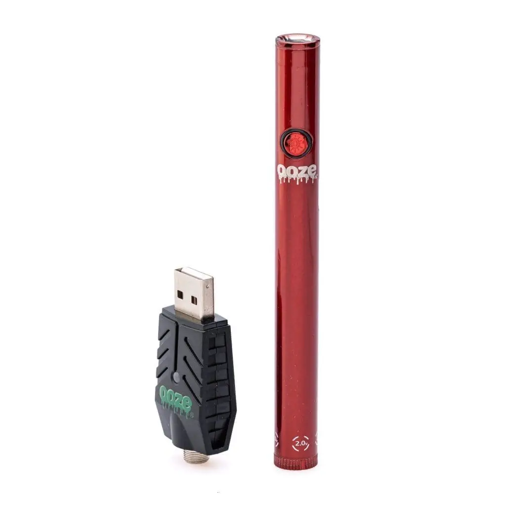 Shop Ooze Slim Twist Pen 2.0 Vape Battery – Ruby Red Online
