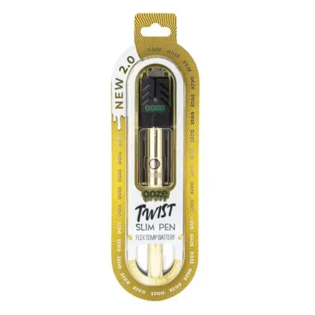 Ooze Slim Twist Pen 2.0 Vape Battery – Lucky Gold - Image 3