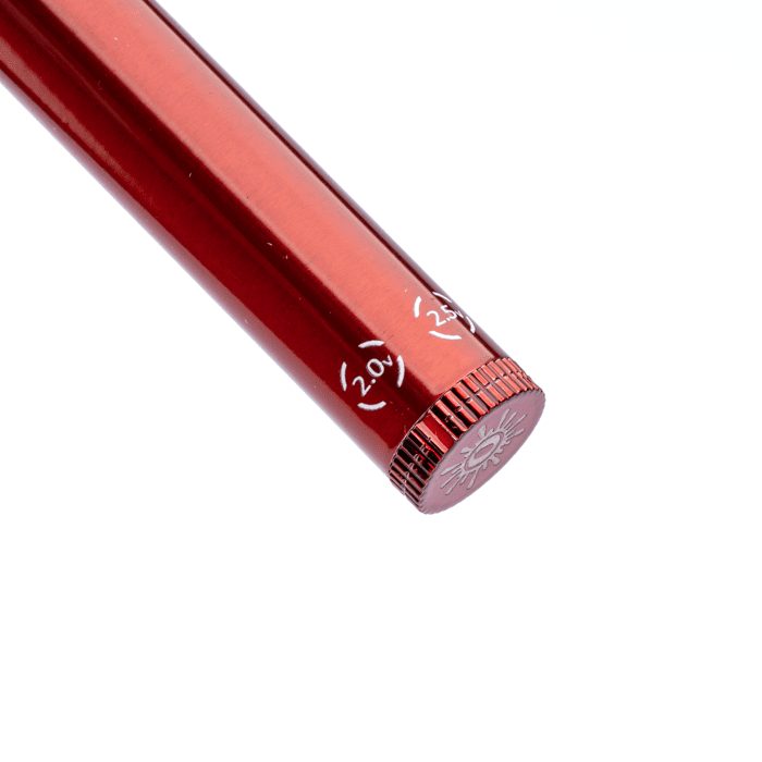 Ooze Slim Twist Pen 2.0 Vape Battery – Ruby Red - Detail