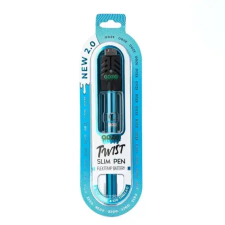 Ooze Slim Twist Pen 2.0 Vape Battery – Sapphire Blue - Image 3