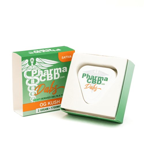 PharmaCBD Delta-8 OG Kush Dabs (2 gram Delta-8-THC) - Combo